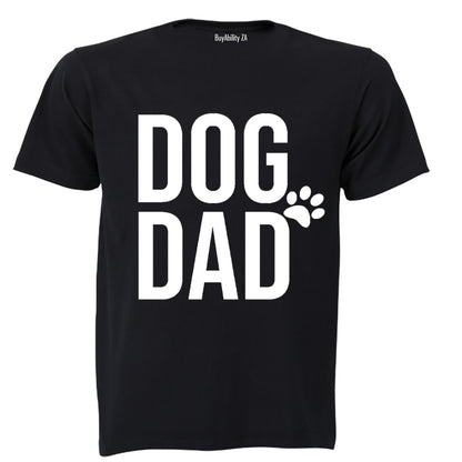 Dog Dad - Side Paw - Adults - T-Shirt