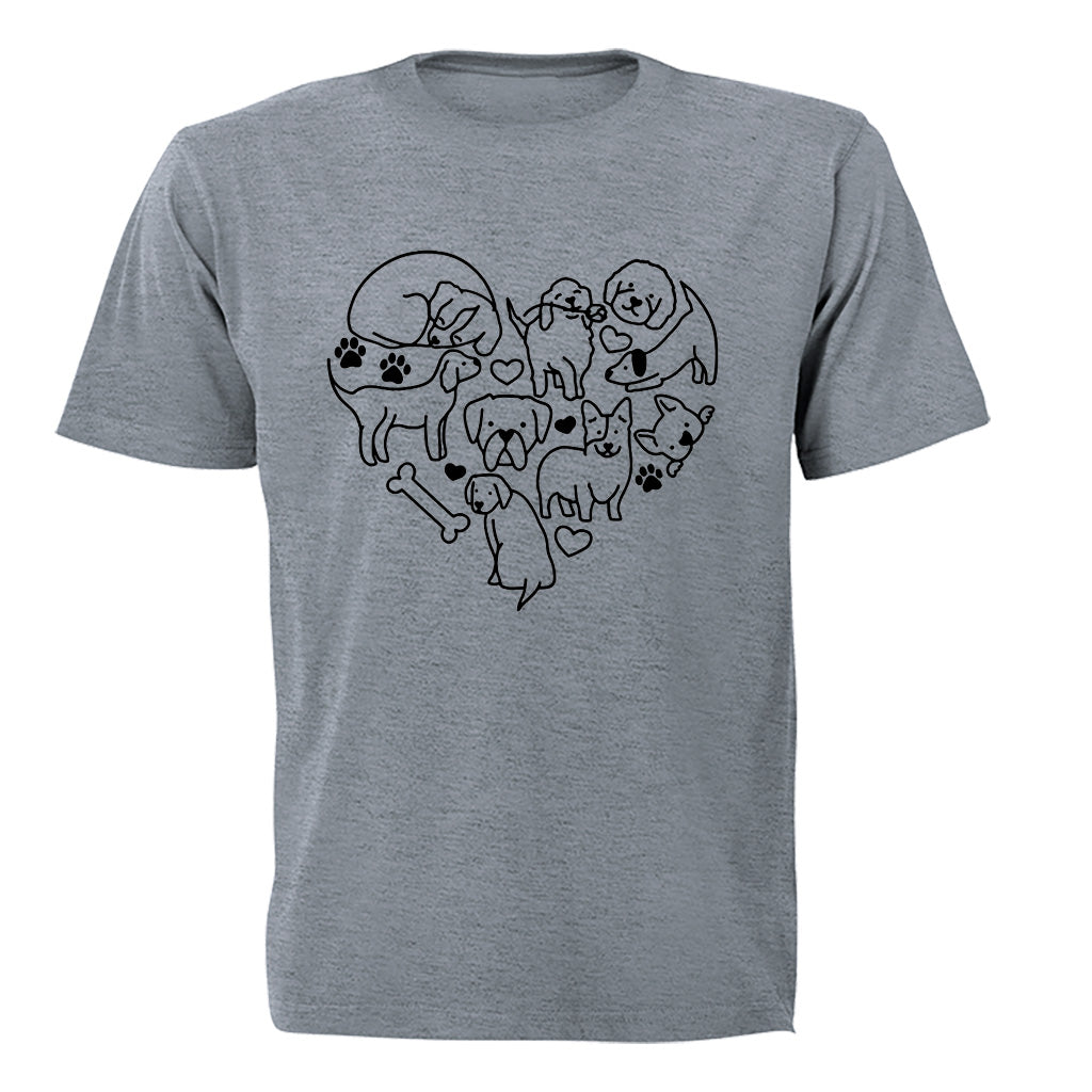 Dog Heart - Kids T-Shirt - BuyAbility South Africa