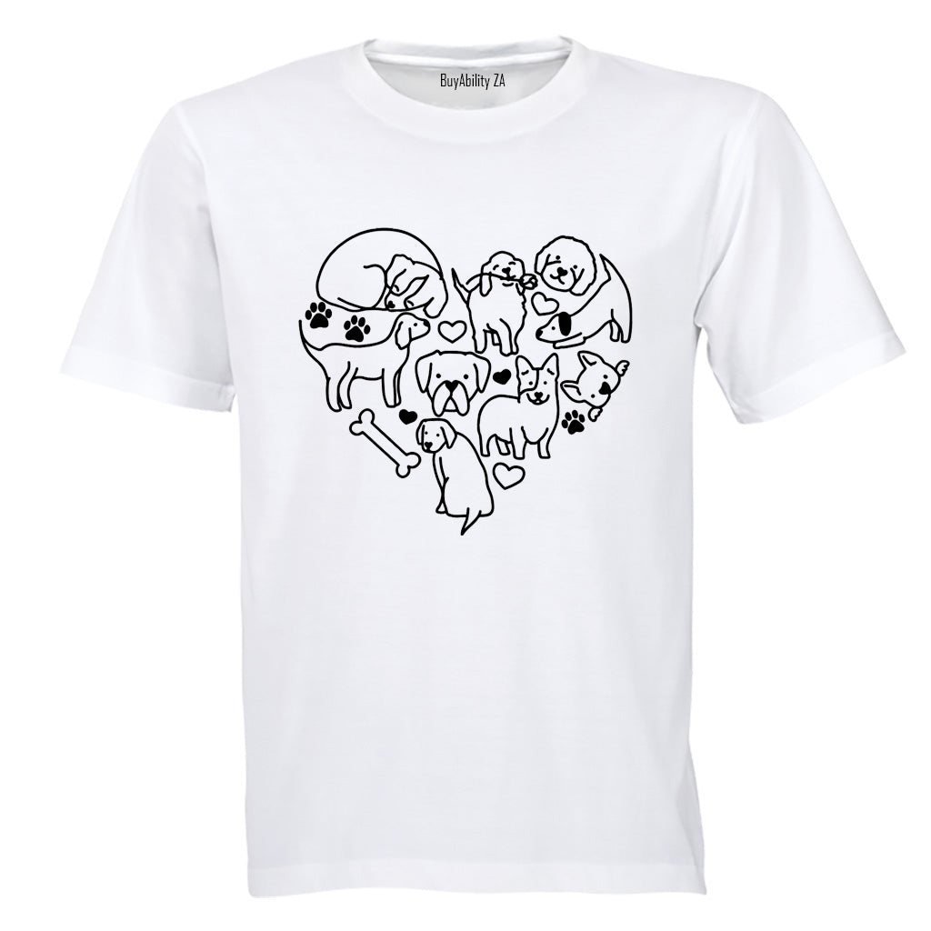 Dog Heart - Adults - T-Shirt