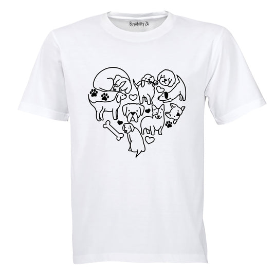 Dog Heart - Kids T-Shirt