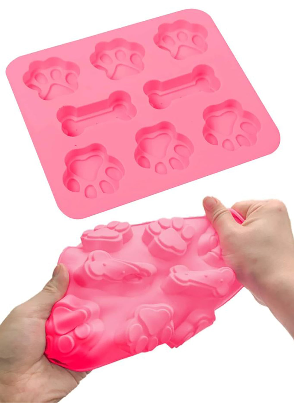 Dog Bone & Paw - Silicone Mould