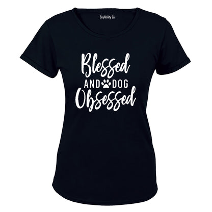Blessed & Dog Obsessed - Ladies - T-Shirt