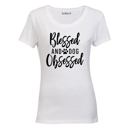 Blessed & Dog Obsessed - Ladies - T-Shirt
