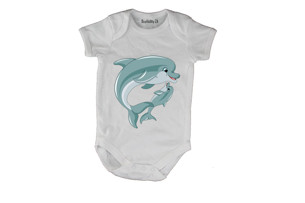 Dolphins - Baby Grow