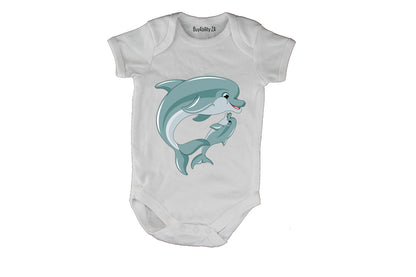 Dolphins - Baby Grow