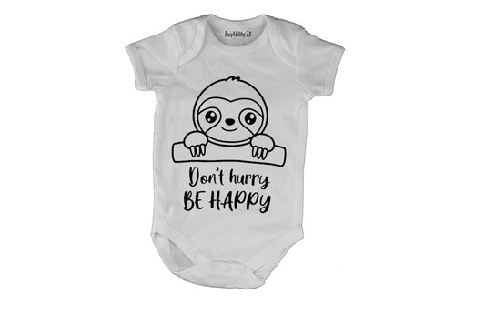Don't Hurry - Sloth - Baby Grow