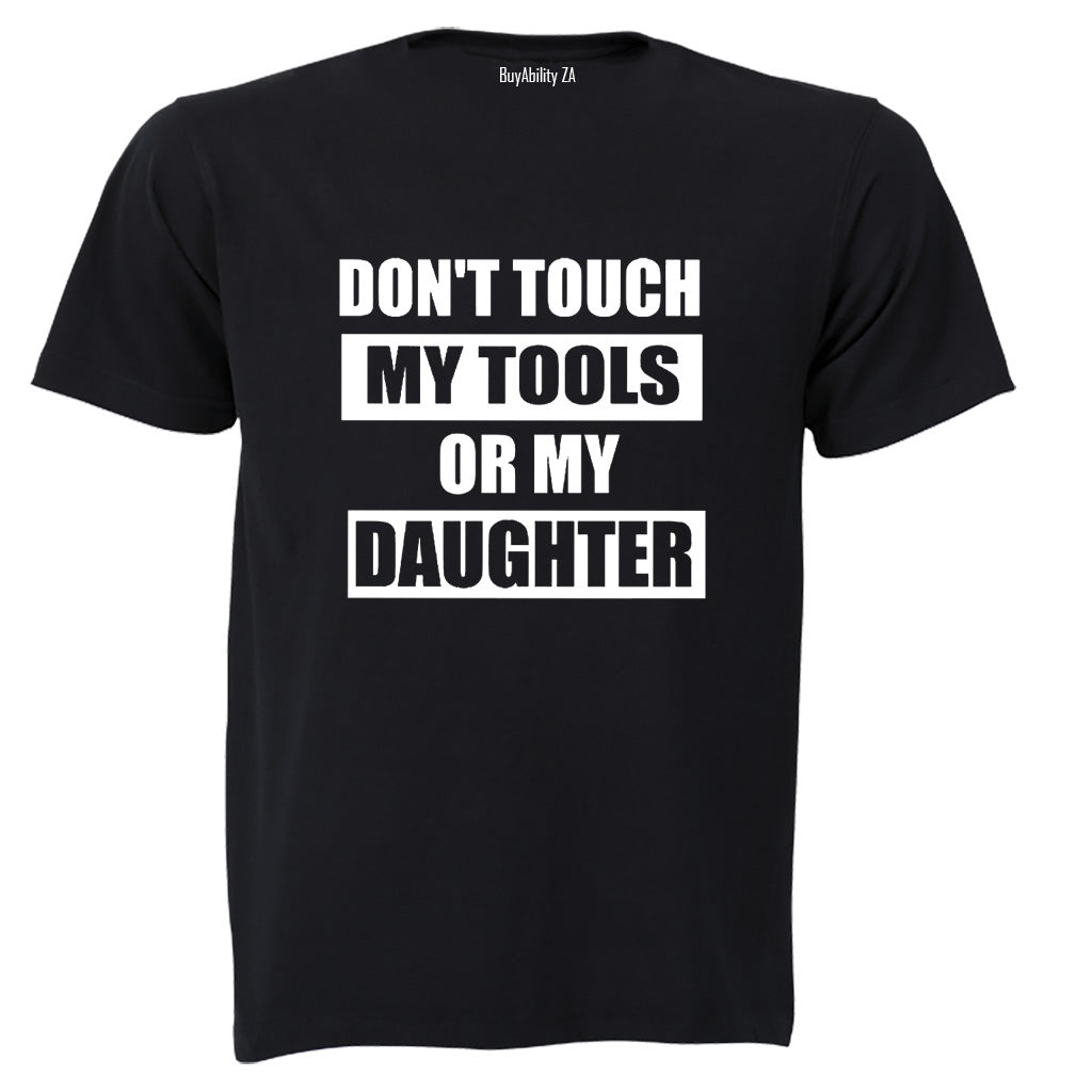 Don't Touch - Dad Rules - Adults - T-Shirt