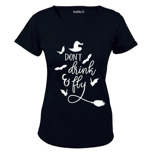 Dont Drink & Fly - Halloween - Ladies - T-Shirt