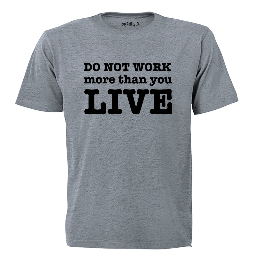 Do Not Work - Adults - T-Shirt - BuyAbility South Africa