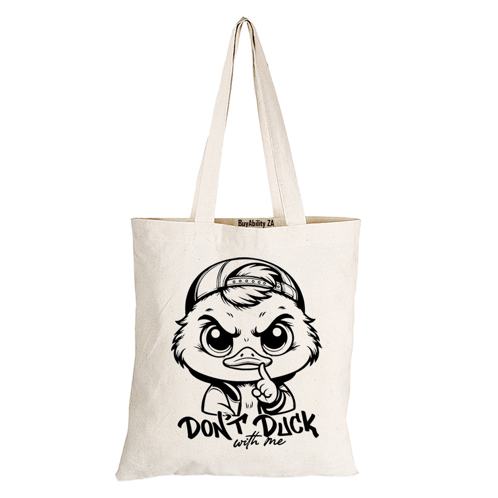 Don't Duck - Eco-Cotton Natural Fibre Bag - BuyAbility South Africa