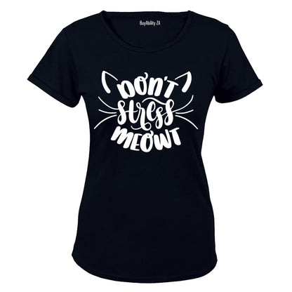 Don't Stress Meowt - Ladies - T-Shirt - BuyAbility