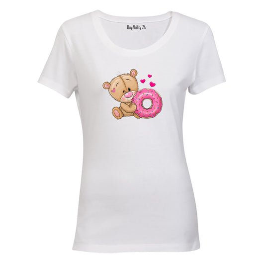 Donut Teddy - Ladies - T-Shirt