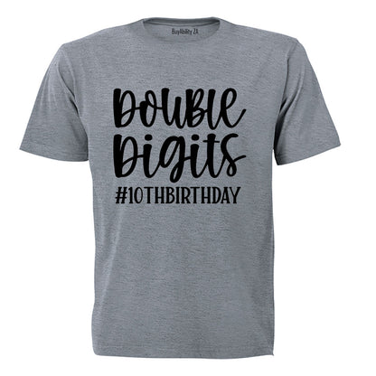Double Digits - 10th Birthday - Kids T-Shirt