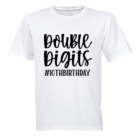 Double Digits - 10th Birthday - Kids T-Shirt - BuyAbility South Africa