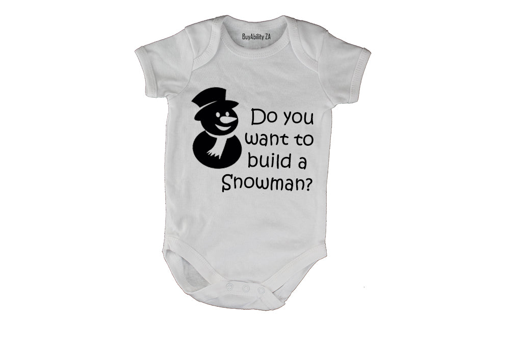 Do you want to build a snowman? - Baby Grow - BuyAbility