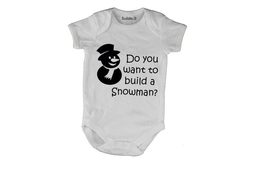 Do you want to build a snowman? - Baby Grow - BuyAbility