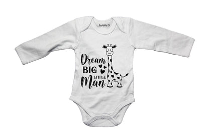 Dream Big Little Man - Baby Grow