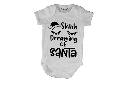 Dreaming of Santa - Baby Grow
