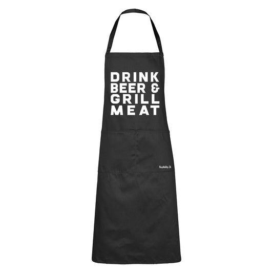 Drink Beer & Grill Meat - Apron
