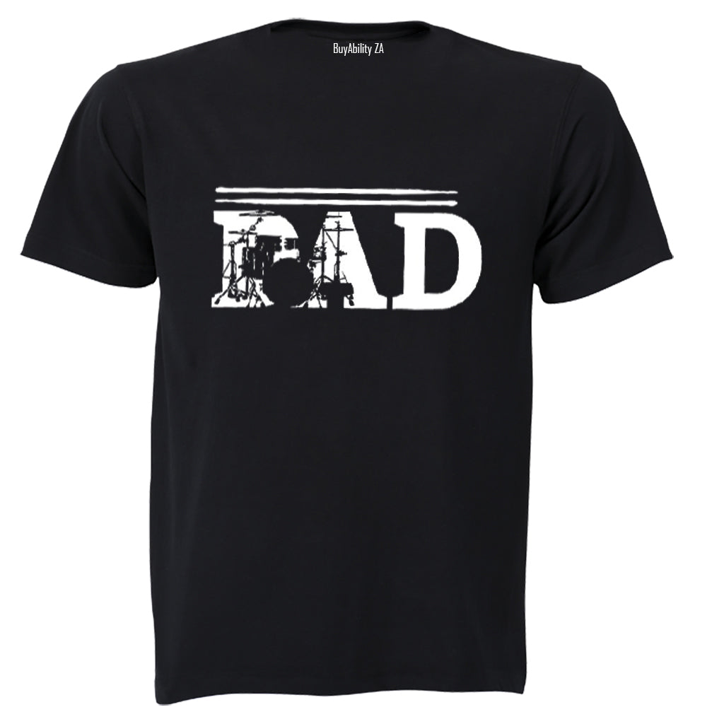 Drummer Dad - Adults - T-Shirt