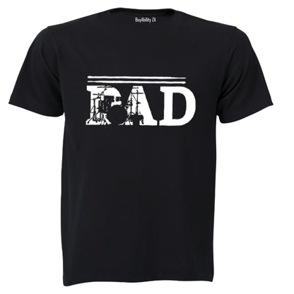 Drummer Dad - Adults - T-Shirt
