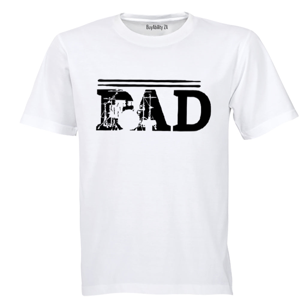 Drummer Dad - Adults - T-Shirt