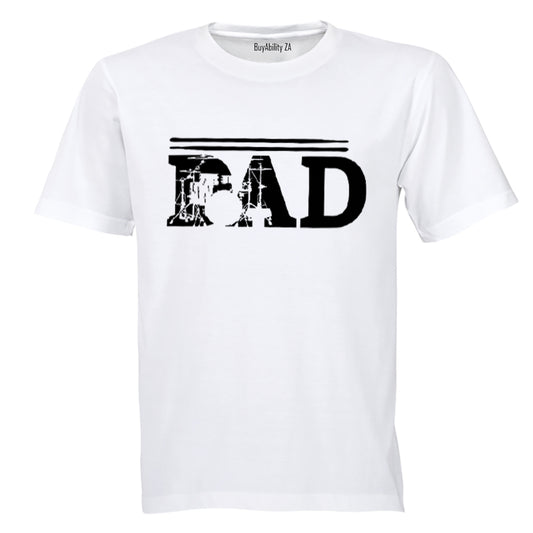 Drummer Dad - Adults - T-Shirt