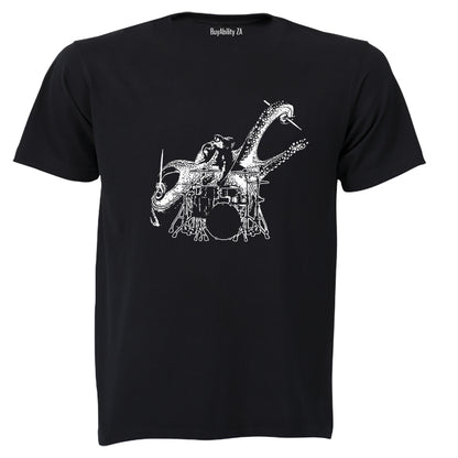 Drummer Octopus - Adults - T-Shirt