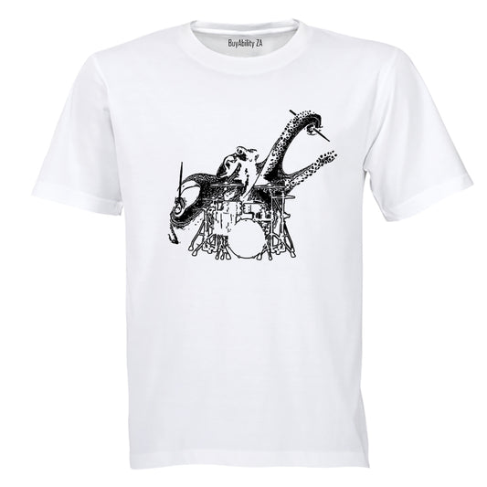 Drummer Octopus - Adults - T-Shirt