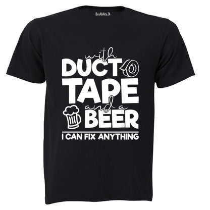 Duct Tape and Beer - Adults - T-Shirt