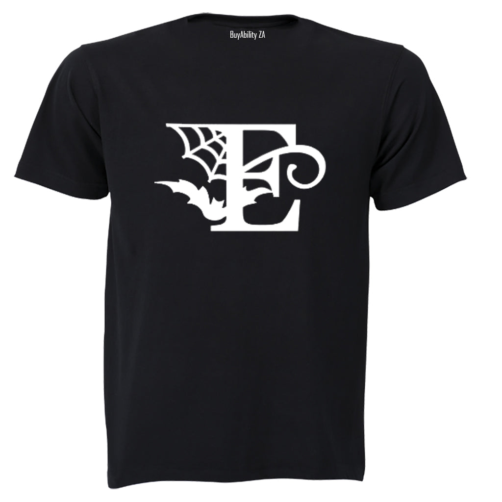 E - Halloween Spiderweb - Kids T-Shirt