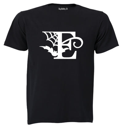 E - Halloween Spiderweb - Kids T-Shirt