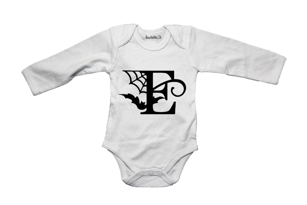 E - Halloween Spiderweb - Baby Grow