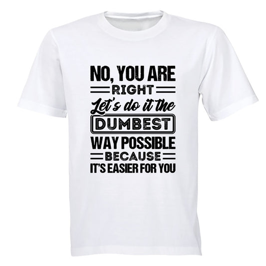 Easier For You - Adults - T-Shirt - BuyAbility South Africa