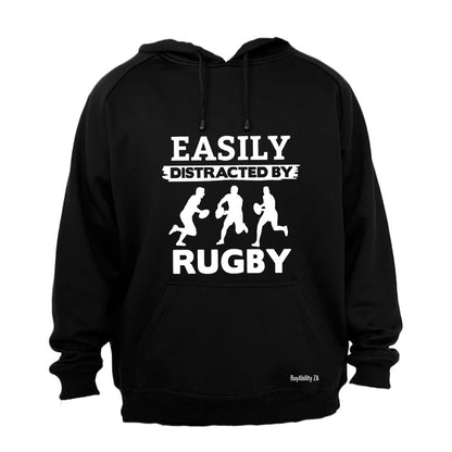 Easily Distracted by RUGBY - Hoodie