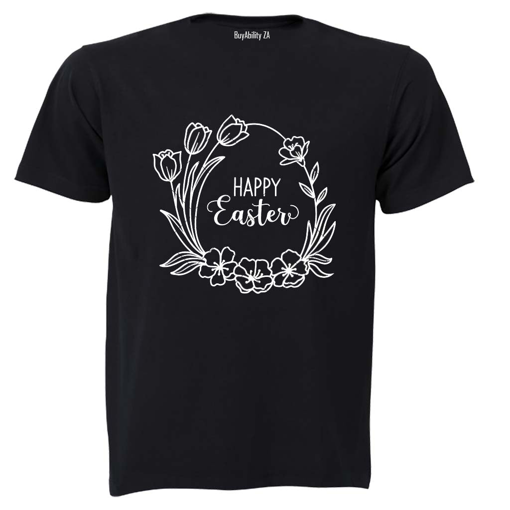 Easter Floral Egg - Kids T-Shirt