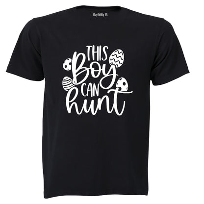 This Boy Can Hunt - Easter - Kids T-Shirt