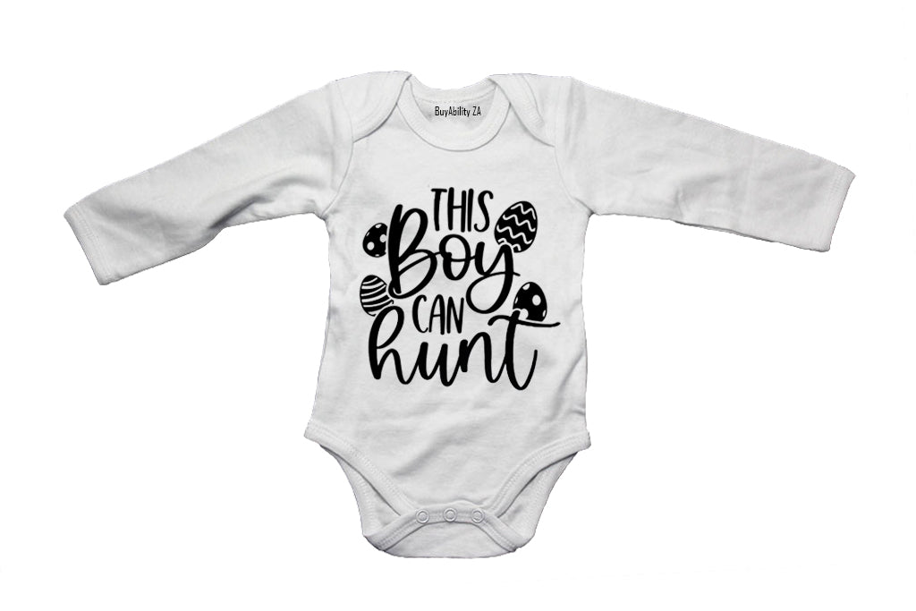 This Boy Can Hunt - Easter - Baby Grow
