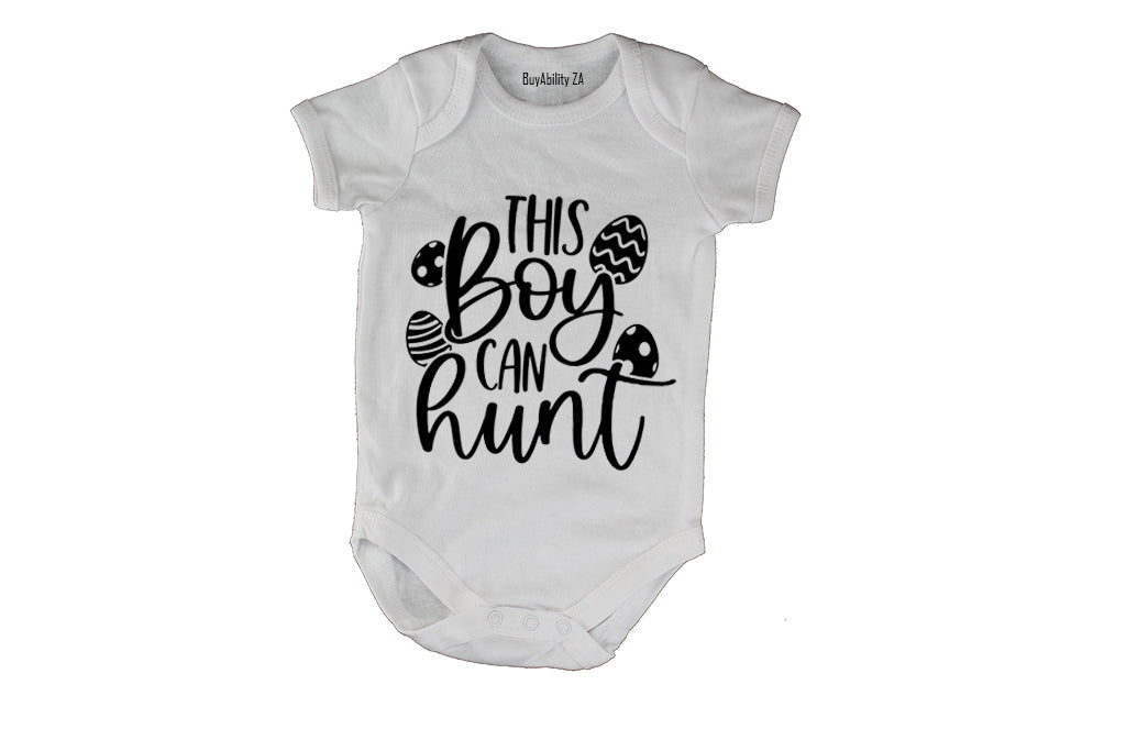 This Boy Can Hunt - Easter - Baby Grow