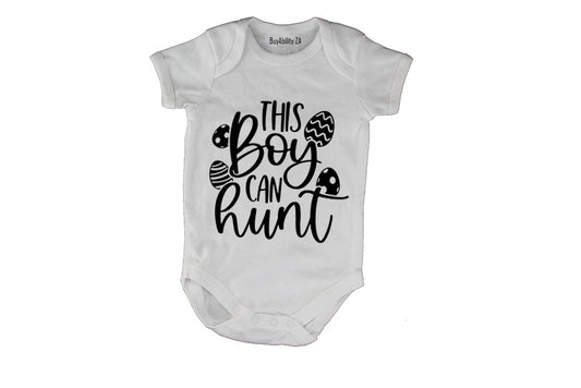 This Boy Can Hunt - Easter - Baby Grow