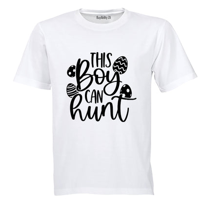 This Boy Can Hunt - Easter - Kids T-Shirt