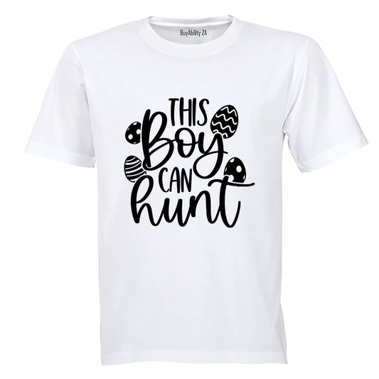 This Boy Can Hunt - Easter - Kids T-Shirt