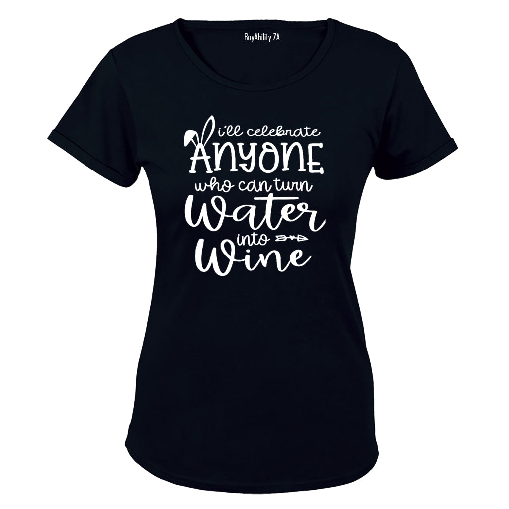 Easter - Water into Wine - Ladies - T-Shirt