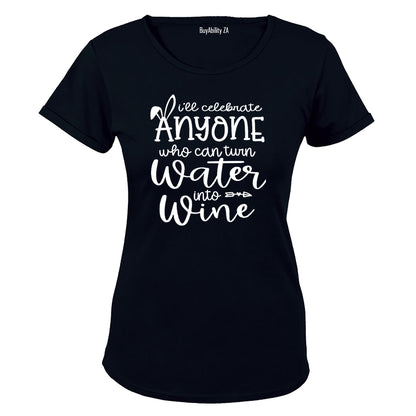 Easter - Water into Wine - Ladies - T-Shirt