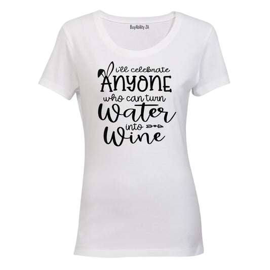 Easter - Water into Wine - Ladies - T-Shirt