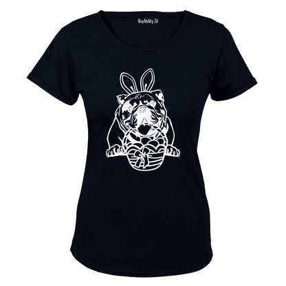 Easter Bulldog - Ladies - T-Shirt