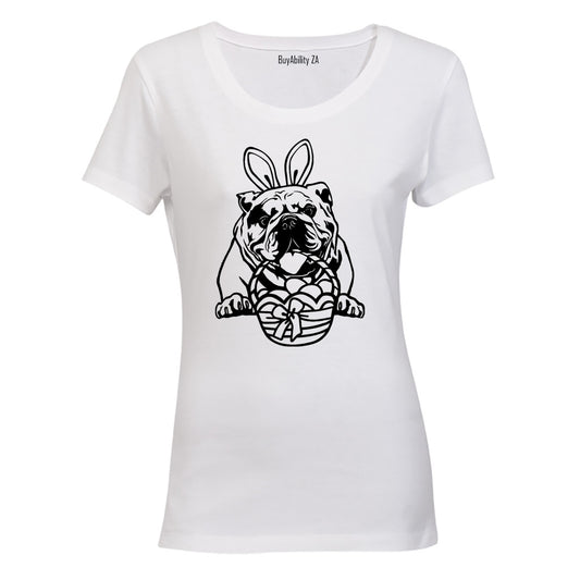 Easter Bulldog - Ladies - T-Shirt