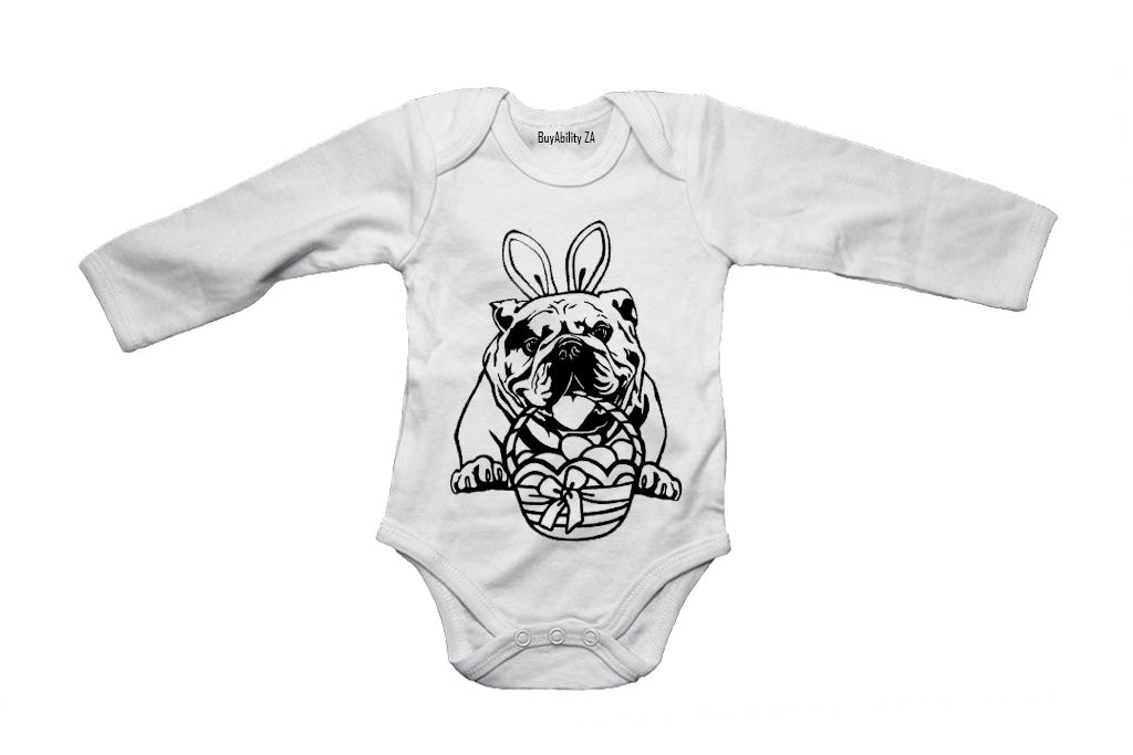 Easter Bulldog - Baby Grow