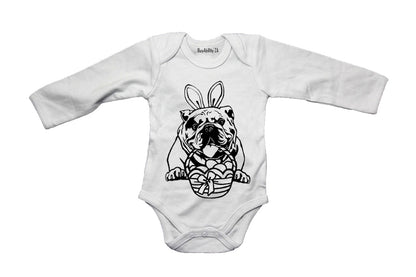 Easter Bulldog - Baby Grow
