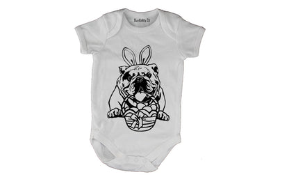 Easter Bulldog - Baby Grow